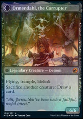 Jerren, Corrupted Bishop // Ormendahl, the Corrupted [Innistrad: Midnight Hunt Prerelease Promos] | Gear Gaming Fayetteville