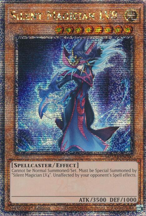 Silent Magician LV8 [MZTM-EN000] Quarter Century Secret Rare | Gear Gaming Fayetteville