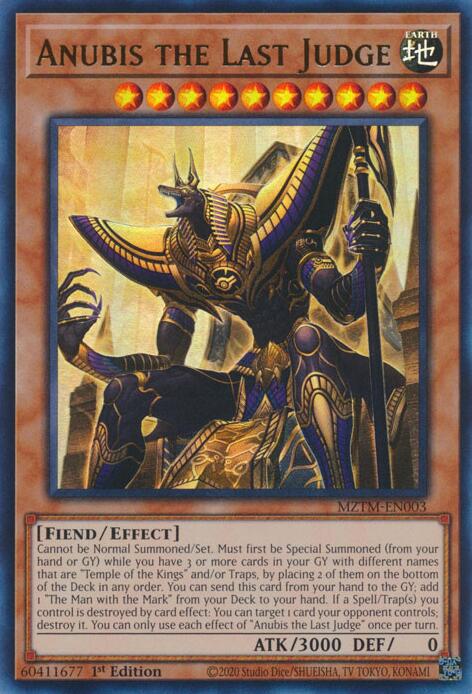 Anubis the Last Judge [MZTM-EN003] Ultra Rare | Gear Gaming Fayetteville