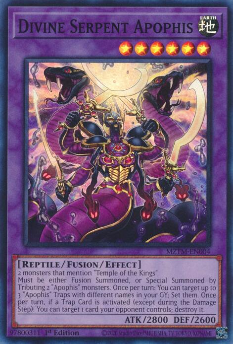Divine Serpent Apophis [MZTM-EN004] Super Rare | Gear Gaming Fayetteville