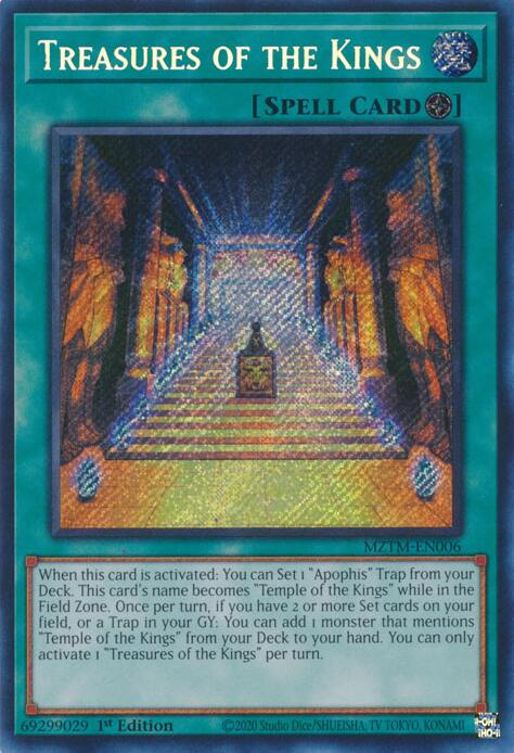 Treasures of the Kings [MZTM-EN006] Secret Rare | Gear Gaming Fayetteville