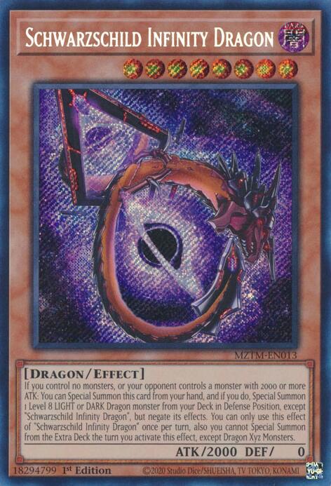 Schwarzschild Infinity Dragon [MZTM-EN013] Secret Rare | Gear Gaming Fayetteville
