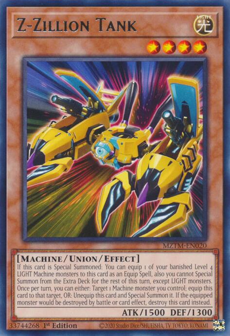 Z-Zillion Tank [MZTM-EN020] Rare | Gear Gaming Fayetteville