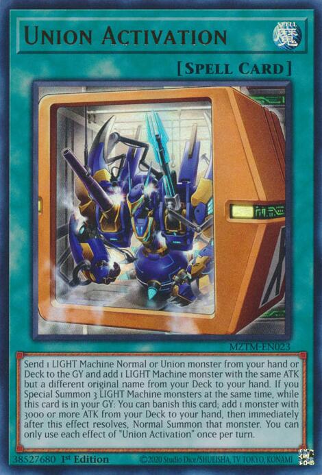 Union Activation [MZTM-EN023] Ultra Rare | Gear Gaming Fayetteville