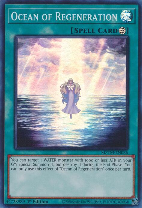 Ocean of Regeneration [MZTM-EN036] Super Rare | Gear Gaming Fayetteville