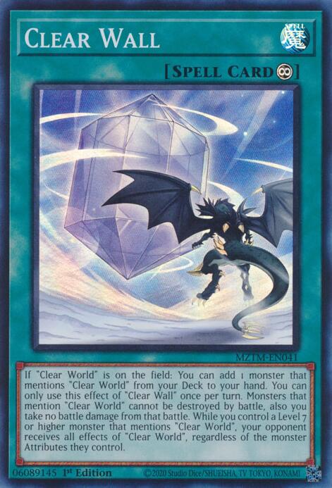 Clear Wall [MZTM-EN041] Super Rare | Gear Gaming Fayetteville