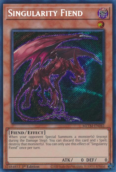 Singularity Fiend [MZTM-EN042] Secret Rare | Gear Gaming Fayetteville