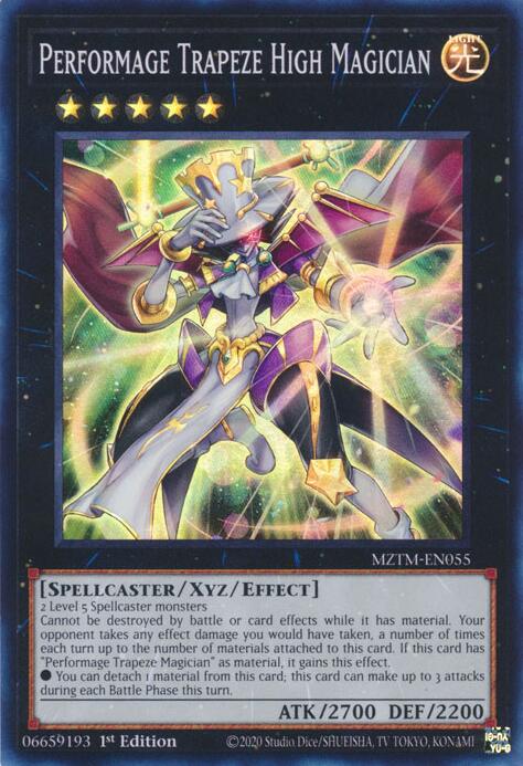 Performage Trapeze High Magician [MZTM-EN055] Super Rare | Gear Gaming Fayetteville