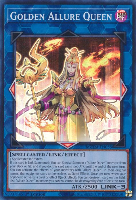 Golden Allure Queen [MZTM-EN058] Super Rare | Gear Gaming Fayetteville