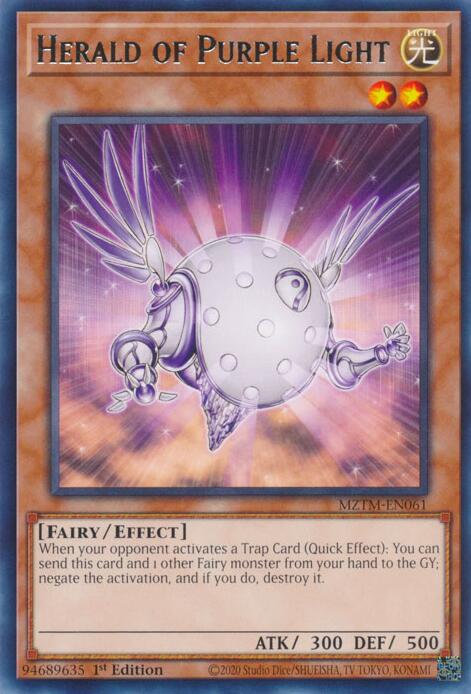 Herald of Purple Light [MZTM-EN061] Rare | Gear Gaming Fayetteville