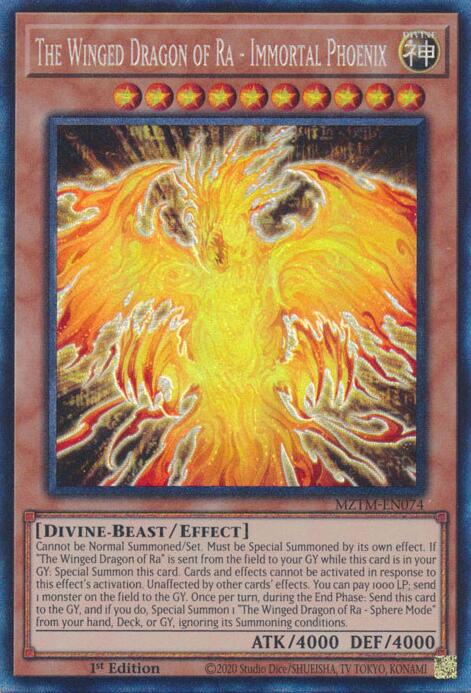 The Winged Dragon of Ra - Immortal Phoenix (Collector's Rare) [MZTM-EN074] Collector's Rare | Gear Gaming Fayetteville