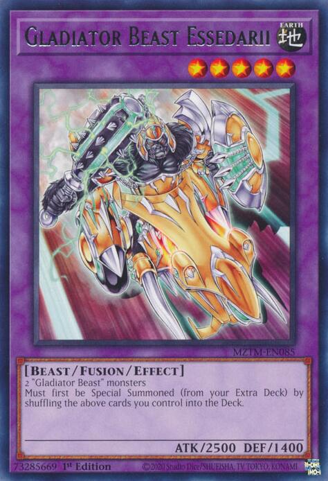 Gladiator Beast Essedarii [MZTM-EN085] Rare | Gear Gaming Fayetteville