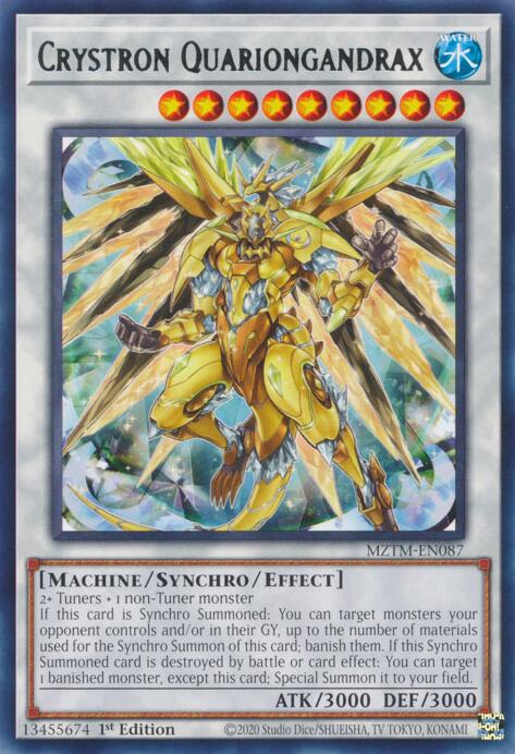 Crystron Quariongandrax [MZTM-EN087] Rare | Gear Gaming Fayetteville