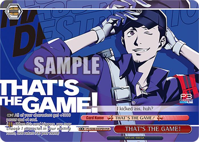 THAT'S THE GAME! (PER) - [Persona 3 Reload Premium Booster] | Gear Gaming Fayetteville
