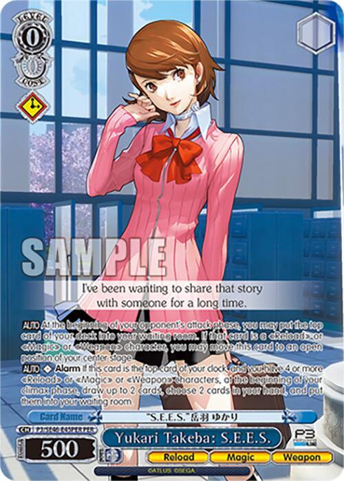 Yukari Takeba: S.E.E.S. (PER) - [Persona 3 Reload Premium Booster] | Gear Gaming Fayetteville