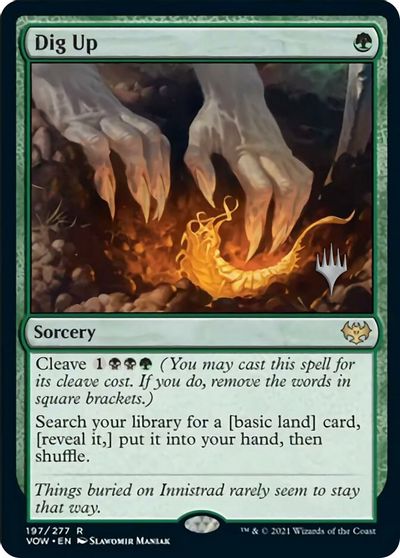 Dig Up (Promo Pack) [Innistrad: Crimson Vow Promos] | Gear Gaming Fayetteville