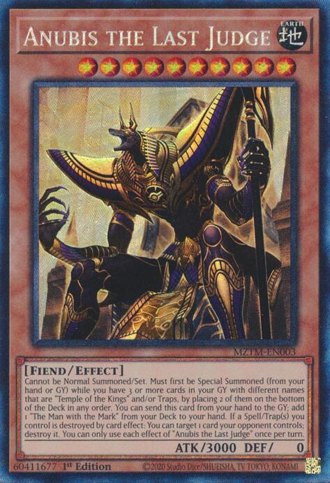 Anubis the Last Judge (Collector's Rare) [MZTM-EN003] Collector's Rare | Gear Gaming Fayetteville