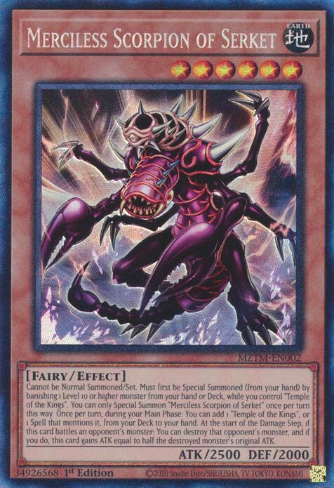 Merciless Scorpion of Serket (Collector's Rare) [MZTM-EN002] Ultra Rare | Gear Gaming Fayetteville
