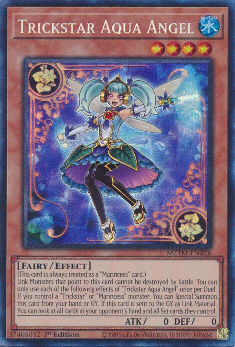 Trickstar Aqua Angel (Collector's Rare) [MZTM-EN026] Collector's Rare | Gear Gaming Fayetteville