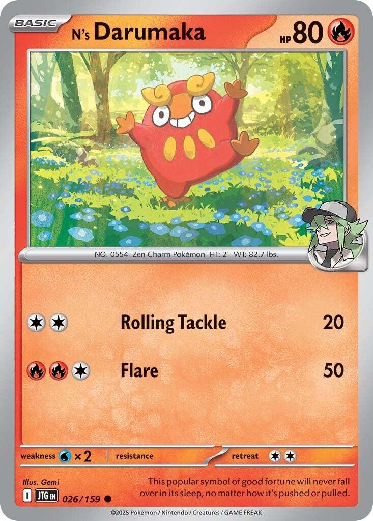 N's Darumaka (026/159) [Scarlet & Violet: Journey Together] | Gear Gaming Fayetteville