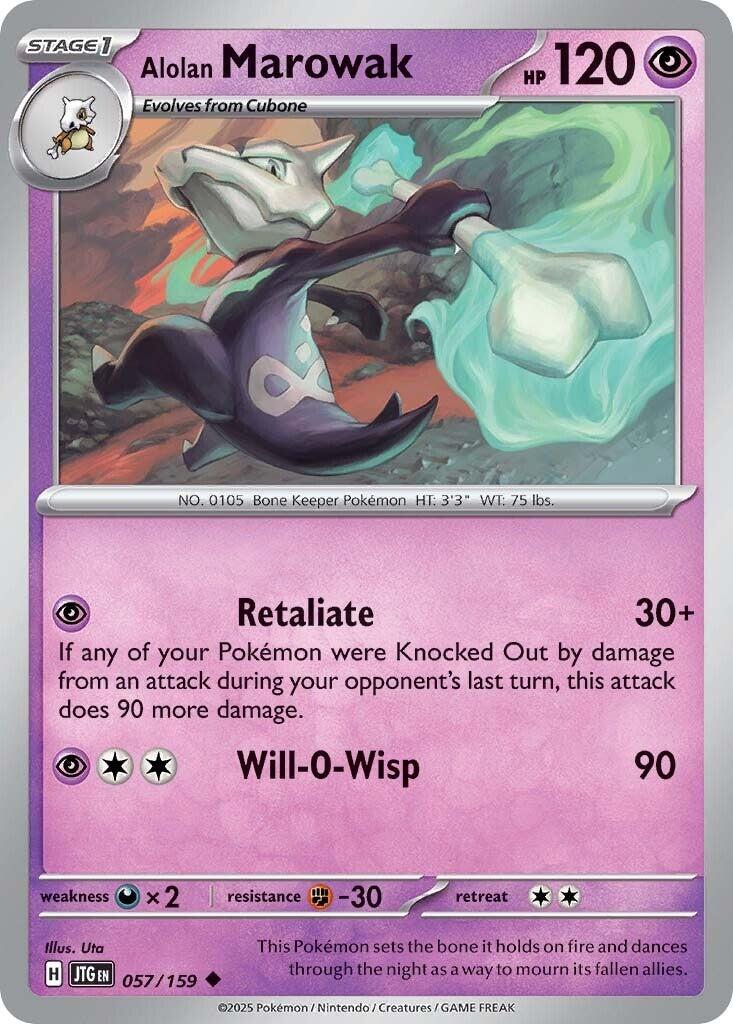 Alolan Marowak (057/159) [Scarlet & Violet: Journey Together] | Gear Gaming Fayetteville