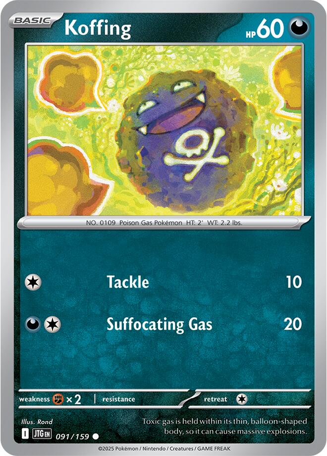 Koffing (091/159) [Scarlet & Violet: Journey Together] | Gear Gaming Fayetteville