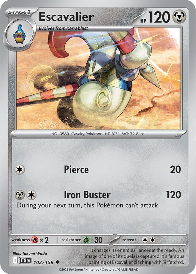 Escavalier (102/159) [Scarlet & Violet: Journey Together] | Gear Gaming Fayetteville