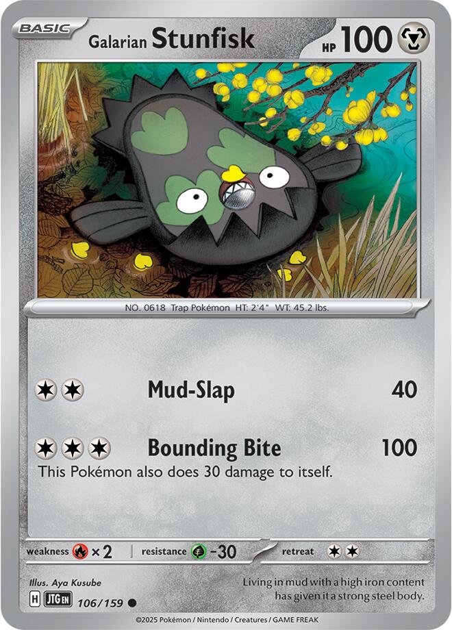 Galarian Stunfisk (106/159) [Scarlet & Violet: Journey Together] | Gear Gaming Fayetteville