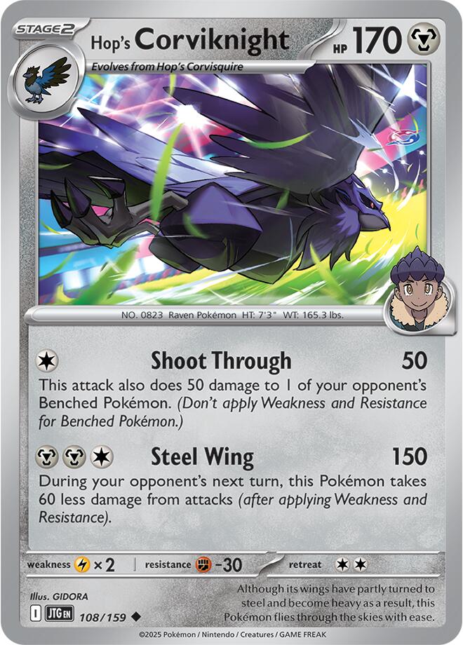 Hop's Corviknight (108/159) [Scarlet & Violet: Journey Together] | Gear Gaming Fayetteville