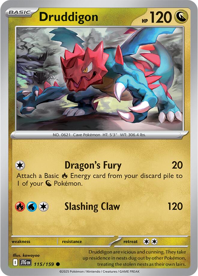 Druddigon (115/159) [Scarlet & Violet: Journey Together] | Gear Gaming Fayetteville