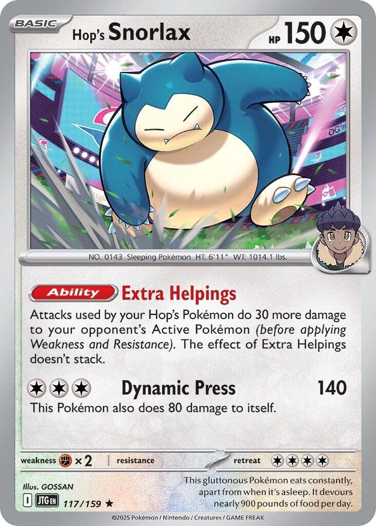 Hop's Snorlax (117/159) [Scarlet & Violet: Journey Together] | Gear Gaming Fayetteville