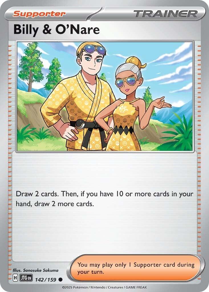 Billy & O'Nare (142/159) [Scarlet & Violet: Journey Together] | Gear Gaming Fayetteville
