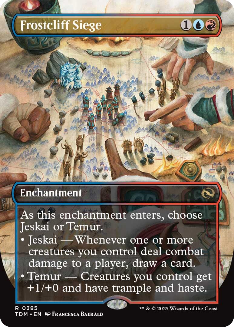 Frostcliff Siege (Borderless) [Tarkir: Dragonstorm] | Gear Gaming Fayetteville