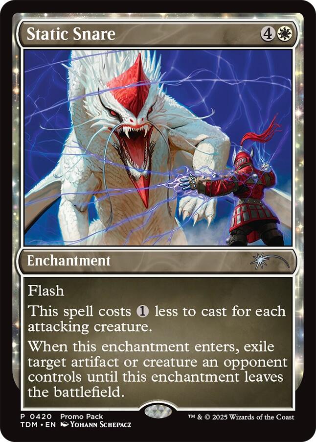 Static Snare (Promo Pack) [Tarkir: Dragonstorm Promos] | Gear Gaming Fayetteville