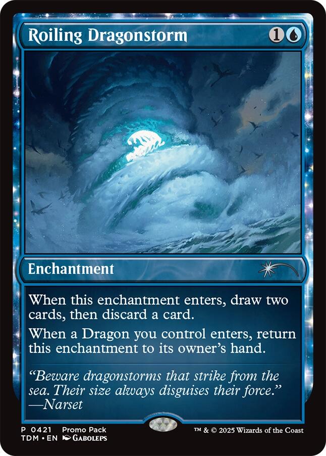 Roiling Dragonstorm [Tarkir: Dragonstorm Promos] | Gear Gaming Fayetteville