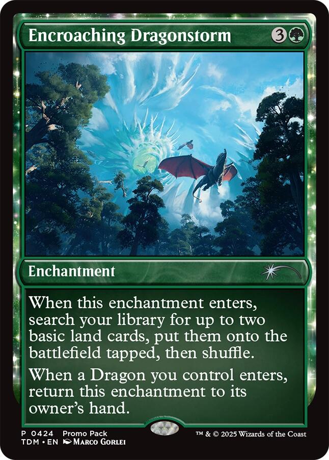 Encroaching Dragonstorm [Tarkir: Dragonstorm Promos] | Gear Gaming Fayetteville
