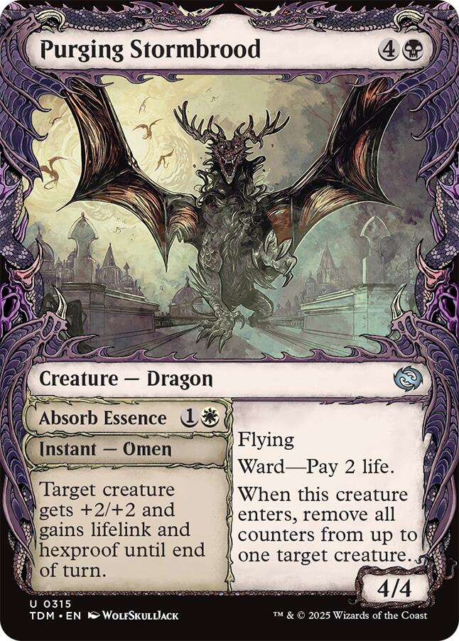 Purging Stormbrood (Showcase) [Tarkir: Dragonstorm] | Gear Gaming Fayetteville