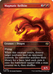 Magmatic Hellkite (Borderless) [Tarkir: Dragonstorm] | Gear Gaming Fayetteville