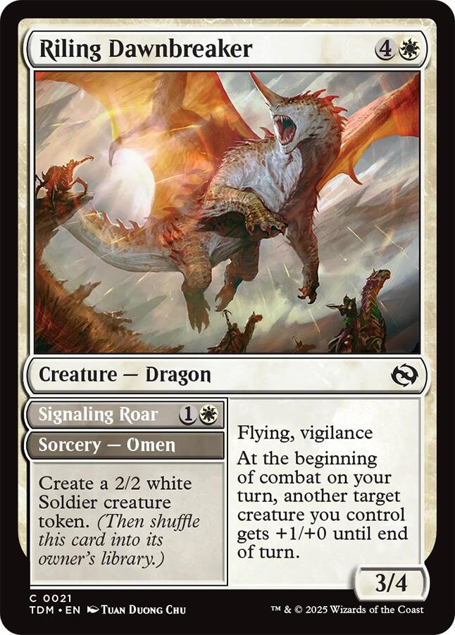 Riling Dawnbreaker [Tarkir: Dragonstorm] | Gear Gaming Fayetteville