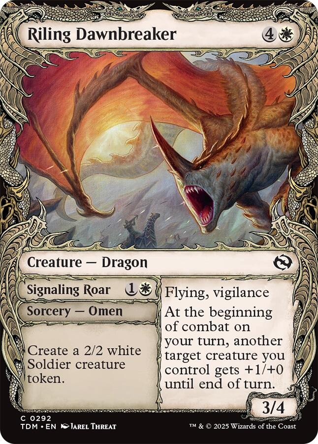 Riling Dawnbreaker (Showcase) [Tarkir: Dragonstorm] | Gear Gaming Fayetteville