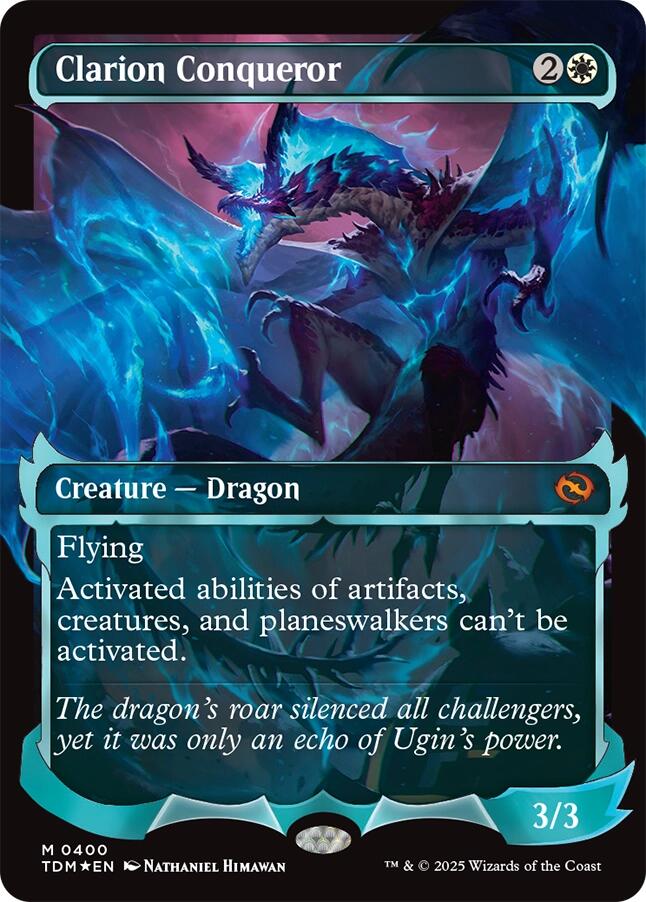 Clarion Conqueror (Showcase) [Tarkir: Dragonstorm] | Gear Gaming Fayetteville