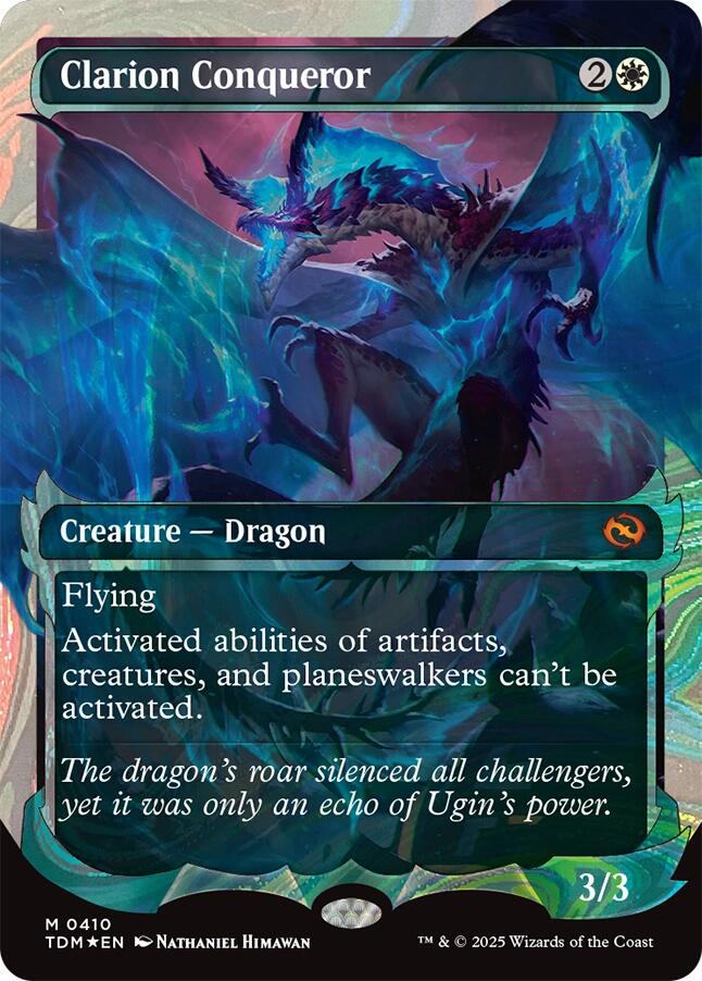 Clarion Conqueror (Showcase) (Halo Foil) [Tarkir: Dragonstorm] | Gear Gaming Fayetteville