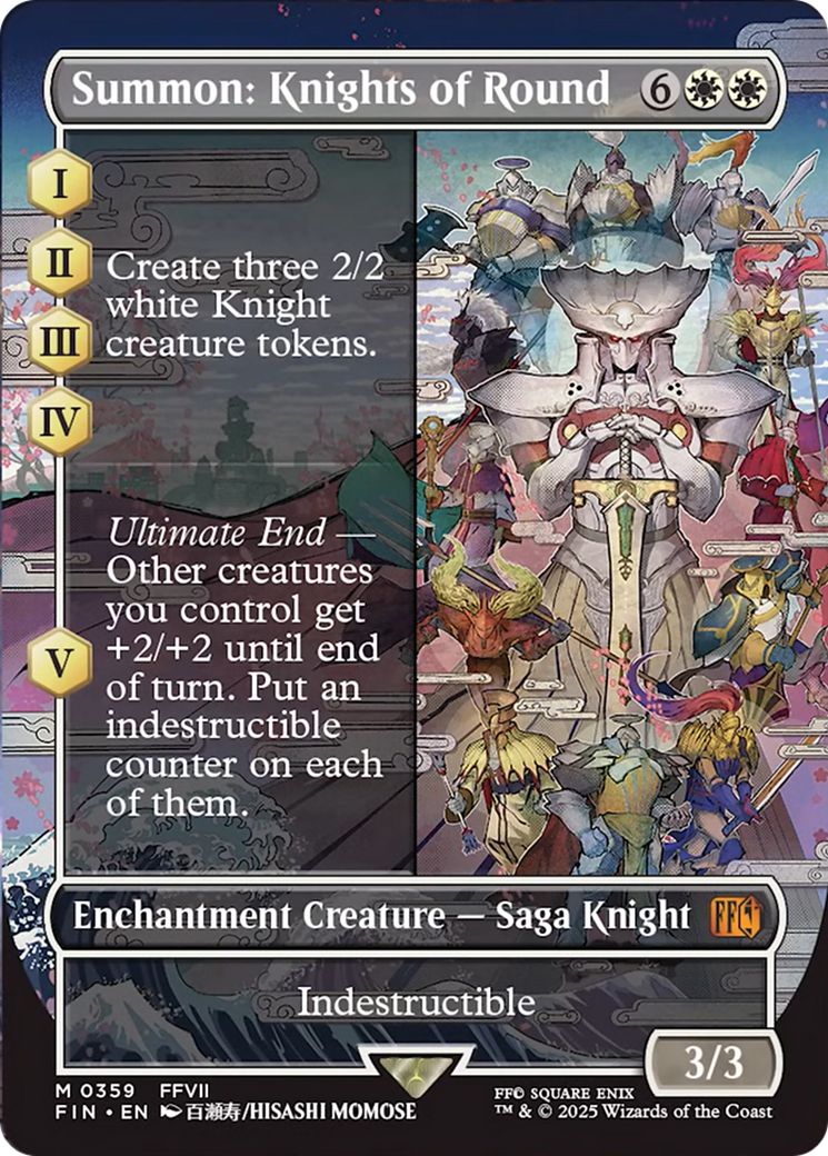 Summon: Knights of Round (Borderless) [FINAL FANTASY] | Gear Gaming Fayetteville