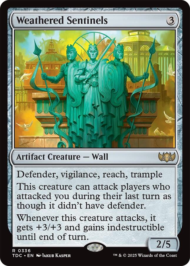 Weathered Sentinels [Tarkir: Dragonstorm Commander] | Gear Gaming Fayetteville