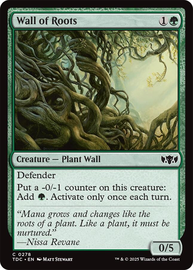 Wall of Roots [Tarkir: Dragonstorm Commander] | Gear Gaming Fayetteville