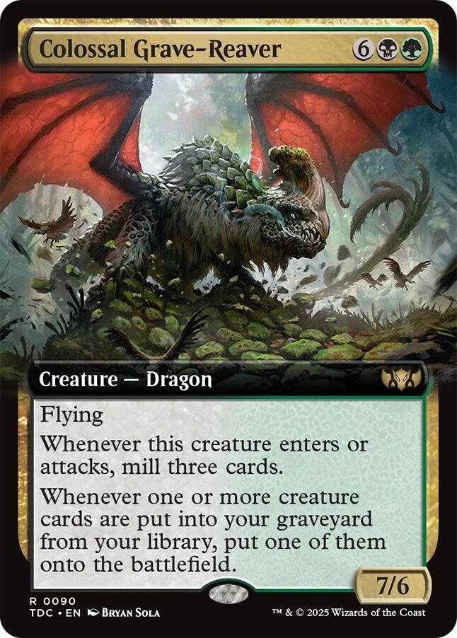 Colossal Grave-Reaver (Extended Art) [Tarkir: Dragonstorm Commander] | Gear Gaming Fayetteville