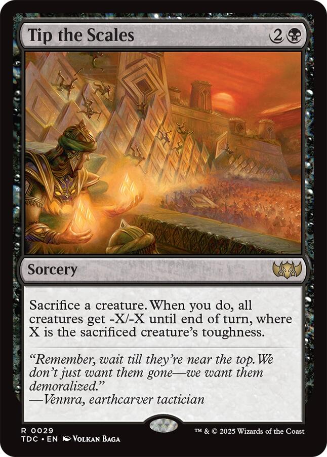 Tip the Scales [Tarkir: Dragonstorm Commander] | Gear Gaming Fayetteville