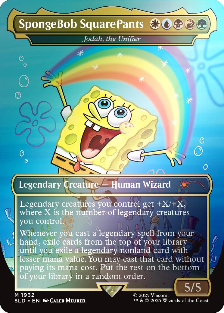 SpongeBob SquarePants - Jodah, the Unifier (Rainbow Foil) [Secret Lair Drop Series] | Gear Gaming Fayetteville
