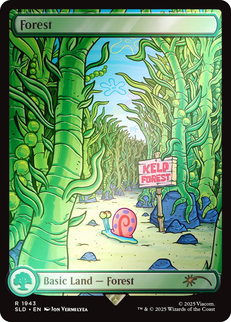 Forest (1943) (Rainbow Foil) [Secret Lair Drop Series] | Gear Gaming Fayetteville
