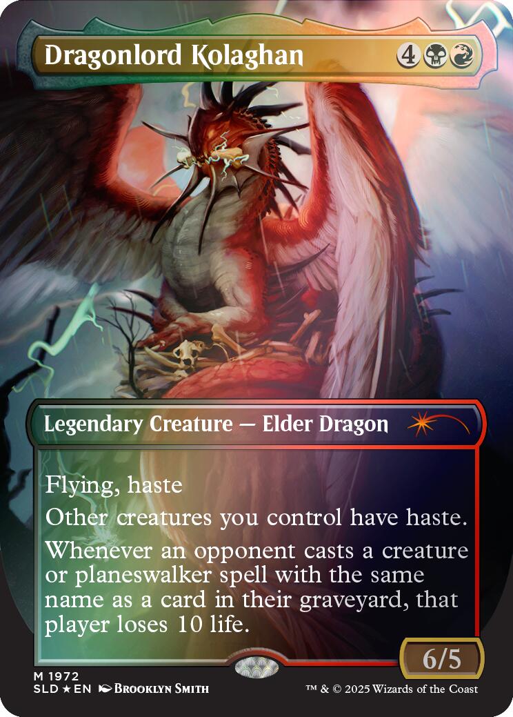 Dragonlord Kolaghan (1972) (Rainbow Foil) [Secret Lair Drop Series] | Gear Gaming Fayetteville